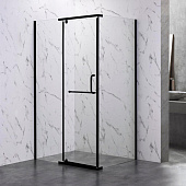 Душевое ограждение 90х90х190 квадратное 1 распашная дверь без поддона стекло 6мм С8028 ODA Душевое ограждение 90х90х190 квадратное 1 распашная дверь без поддона стекло 6мм С8028 ODA