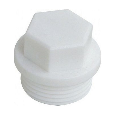 Заглушка резьбовая 1/2" НР PPR Заглушка резьбовая 1/2" НР PPR