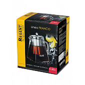Чайник заварочный стеклянный 0,9л с ситечком Linea FRANCO 93-FR-TEA-10-900