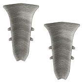  Угол внутр. Идеал Классик 55мм Дуб пепельный (2шт) 