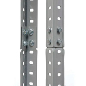  Стеллаж MS 200KD/100x50/4 черный 