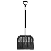 Лопата автомобильная снеговая №7 черная, алюминиевый черенок Лопата автомобильная снеговая №7 черная, алюминиевый черенок