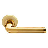 Ручка дверная RUCETTI RAP2 SG/GP латунь/мат.золото/золото Ручка дверная RUCETTI RAP2 SG/GP латунь/мат.золото/золото