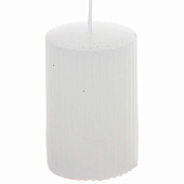 Свеча "Французская ночь" 5х7,5, Белый Свеча "Французская ночь" 5х7,5, Белый