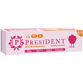 Зубная паста детская PresiDent Мамина малинка 0-3 (25 RDA) 32г Зубная паста детская PresiDent Мамина малинка 0-3 (25 RDA) 32г