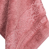 Полотенце Cestepe Cotton Micro Delux крем/розовый - 70x140 см