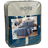 Комплект постельного белья EFOR SATIN MAVI с одеялом синий евро Комплект постельного белья EFOR SATIN MAVI с одеялом синий евро