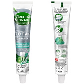  Зубная паста Лесной бальзам Морская соль, мята и травы 75мл 