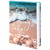 Ежедневник А5 128л Lite Лазурное море, линия, твердая обложка, недатированный, DNBL-SEA Ежедневник А5 128л Lite Лазурное море, линия, твердая обложка, недатированный, DNBL-SEA