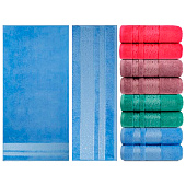 Полотенце 50х90 махровое гладкокрашеное жаккардовое Флора J-329 1623 Полотенце 50х90 махровое гладкокрашеное жаккардовое Флора J-329 1623