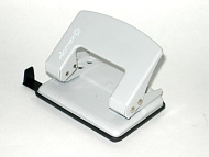  Дырокол  25л металл  Attomex серый с линейкой (12/24) /4020310/ 