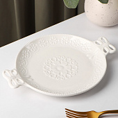 Блюдо керамическое «Сьюзен», 23?18 см, цвет белый 7610841 Блюдо керамическое «Сьюзен», 23?18 см, цвет белый 7610841