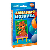 Алмазная мозаика для детей "Улыбнись", емкость, стержень с клеевой подушечкой, 3572063