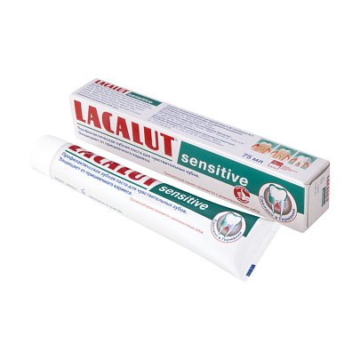 Зубная паста Lacalut Sensitive 75мл Зубная паста Lacalut Sensitive 75мл