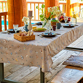  Скатерть (рогожка) 146х220 Этель Butterflies 9590601 