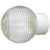 Светильник Кольца 60Вт Е27 d150мм белый прямой стекло /Элетех Светильник Кольца 60Вт Е27 d150мм белый прямой стекло /Элетех