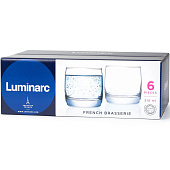 Набор стаканов низких Luminarc Французский ресторанчик 310мл 6шт H9370 Набор стаканов низких Luminarc Французский ресторанчик 310мл 6шт H9370