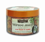 Жидкое мыло Флоресан для бани натуральное таежное "Черное" 450г Жидкое мыло Флоресан для бани натуральное таежное "Черное" 450г