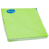  Салфетки Лилия 2-х сл 33х33 Однотонные Салатовый 20шт Арт.0773 