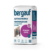 Шпаклевка финишная гипсовая Finish Gips (18кг) /Bergauf Шпаклевка финишная гипсовая Finish Gips (18кг) /Bergauf