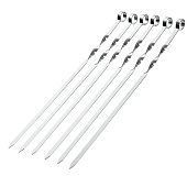 Набор плоских шампуров BOYSCOUT 45 см, 6 шт в блистере 61326 Набор плоских шампуров BOYSCOUT 45 см, 6 шт в блистере 61326