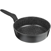 Сковорода глубокая литая Satoshi Стоун 24 см индукция 846-444 Сковорода глубокая литая Satoshi Стоун 24 см индукция 846-444