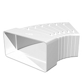 Колено горизонт разноугловое 110х55 511КРП Колено горизонт разноугловое 110х55 511КРП