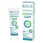 Зубная паста R.O.C.S Biocomplex Активная защита 94мл Зубная паста R.O.C.S Biocomplex Активная защита 94мл