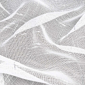  Тюль Лен 300х260 утяжелитель белый/серебро /Легранд 