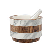  Ступка с пестиком 15см "Wood&Marble" HS10-10277-1556A 