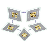 Люстра светодиодная 50548/5WT RGB Люстра светодиодная 50548/5WT RGB