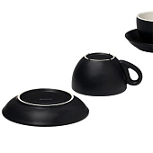 Набор чайный фарфоровый Magistro Matt black 4 предмета 9925813
