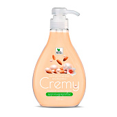 Крем-мыло жидкое с перламутром Cremy Миндальное молочко с дозатором 250 мл. Clean&Green CG8410