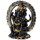  Нэцкэ фигурка «Ганеша в цветке», полистоун, 7.5?11?12.5 см 10654245 