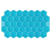 Форма для льда PERFETTO соты 37 ячеек с крышкой 107661 Форма для льда PERFETTO соты 37 ячеек с крышкой 107661