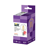  Лампа LED филамент. 7Вт E27, шар, 3000К теплый IEK 