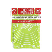 Коврик для выпечки 64,5х45см силикон, Эрме 1687491 Коврик для выпечки 64,5х45см силикон, Эрме 1687491