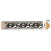  COL130-44 Молдинг, цвет хром (15х8х2400)/40 