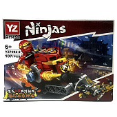Конструктор Ninjas Ниндзя на Квадроцикле, 107 деталей, 19х14 см, YZ7082-2 Конструктор Ninjas Ниндзя на Квадроцикле, 107 деталей, 19х14 см, YZ7082-2