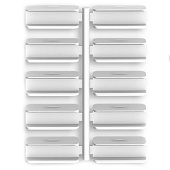  Соединители прямые для плинтуса "Идеал Дюра" (10 шт. во флоупаке) 