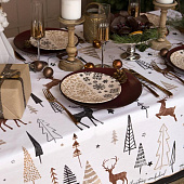 Скатерть (рогожка) Доляна X-Mas, 146х220 см 4980248 Скатерть (рогожка) Доляна X-Mas, 146х220 см 4980248