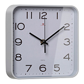 Часы настенные квадрат 19х19см, корпус серый, "Классика", Рубин Часы настенные квадрат 19х19см, корпус серый, "Классика", Рубин