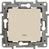 Механизм выкл. 1-кл. СП Etika с подсветкой сл. кость Leg Механизм выкл. 1-кл. СП Etika с подсветкой сл. кость Leg