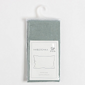 Наволочка 70х70 Этель цв.серо-зеленый, 100% хлопок, бязь, 9046089 Наволочка 70х70 Этель цв.серо-зеленый, 100% хлопок, бязь, 9046089