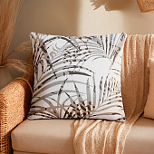  Наволочка 40х40 декоративная Tropics серый, рогожка, 7533176 