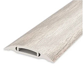  Порог пластик 42ммх1,6м с монт.каналом №203 Дуб беленый/Идеал 