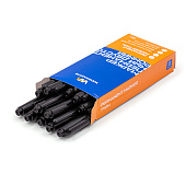 Маркер перманентный, черный, 0,5-1мм, двухсторонний Маркер перманентный, черный, 0,5-1мм, двухсторонний