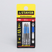 Биты PH1 50мм(2шт)/STAYER Биты PH1 50мм(2шт)/STAYER