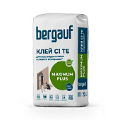 Клей для любых видов плитки и любых оснований Maximum Plus C1TE (25кг) /Bergauf Клей для любых видов плитки и любых оснований Maximum Plus C1TE (25кг) /Bergauf