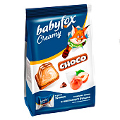 Конфеты BabyFox вафельные Creamy Choco, 100 г